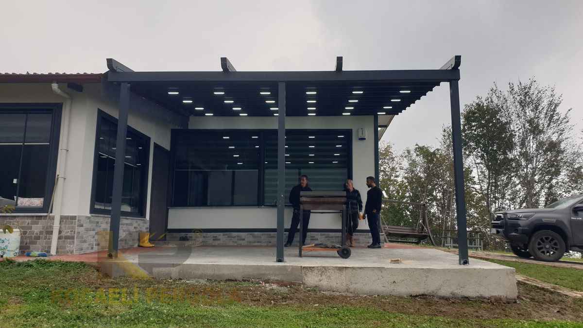 Kartepe Arslanbey Özel Üretim Otomatik Pergola 4