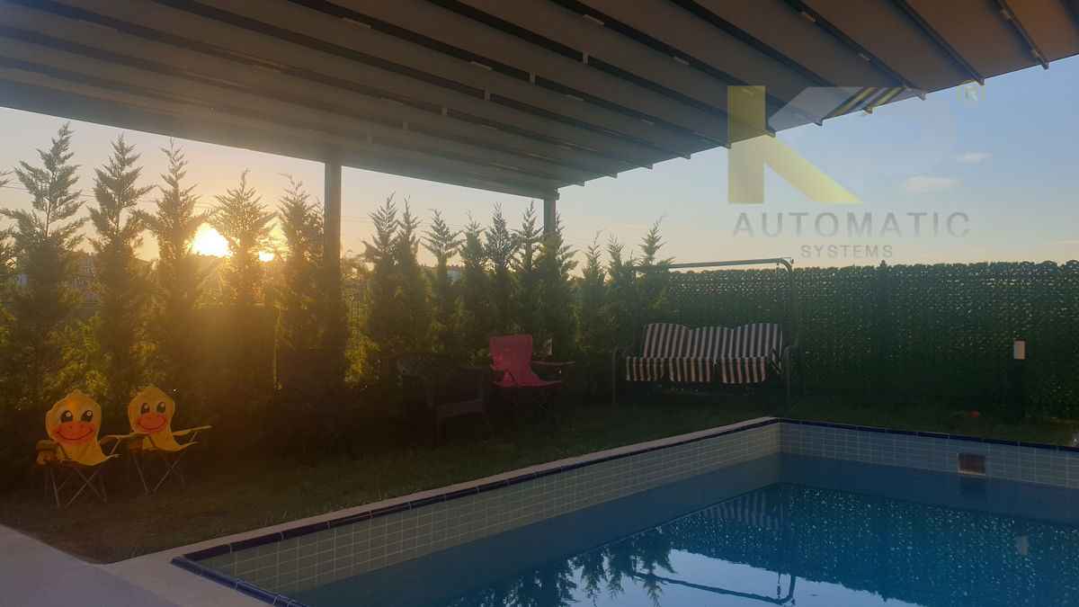 Yuvacık Havuz Üzeri Otomatik Pergola Tente 4