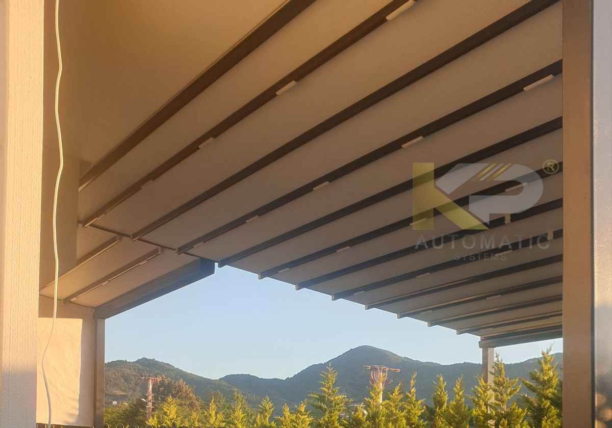 Yuvacık Havuz Üzeri Otomatik Pergola Tente 